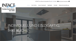 Desktop Screenshot of intact-kuechen.de