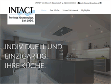 Tablet Screenshot of intact-kuechen.de